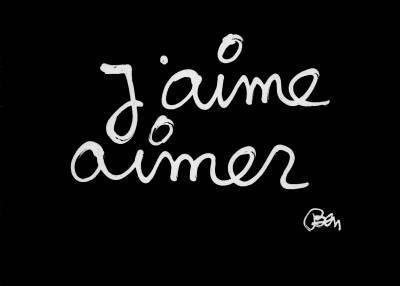 J'aime aimer
